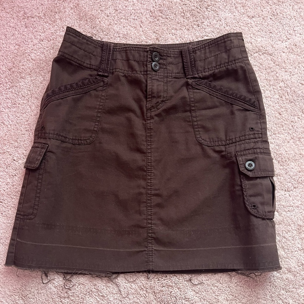 Gap Brown Cargo Skirt